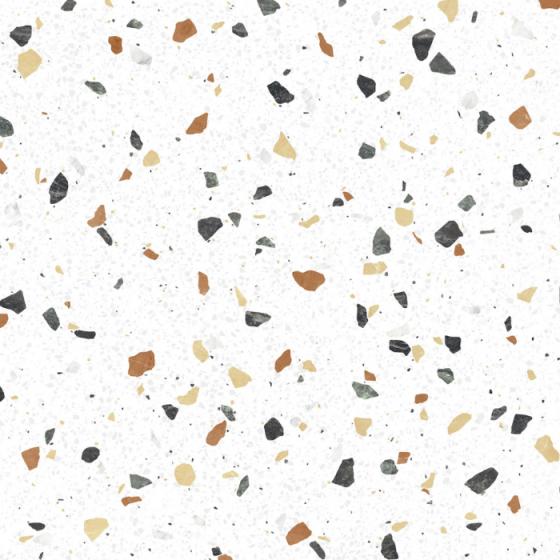 Πλακάκι γρανίτη Keros Galaxy Blanco 59,6×59,6 σε μωσαϊκό σχέδιο με ματ φινίρισμα